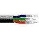 Flexible Bundled  RGB 3-coaxial cable, dia 9,9m (s